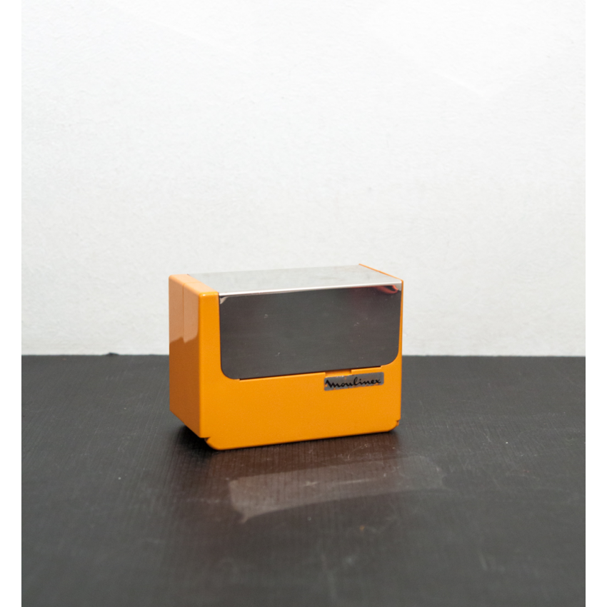 Ramasse-miettes automatique Moulinex orange - 1975 Ramasse-miettes automatique Moulinex orange - 1975
