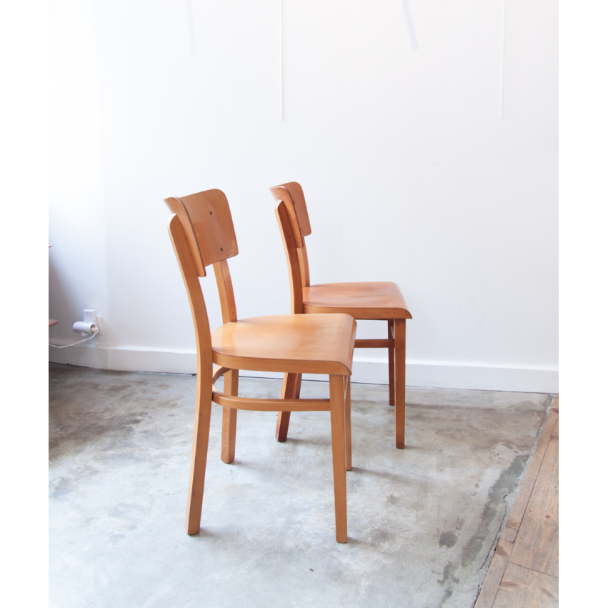 Paire de chaises Thonet