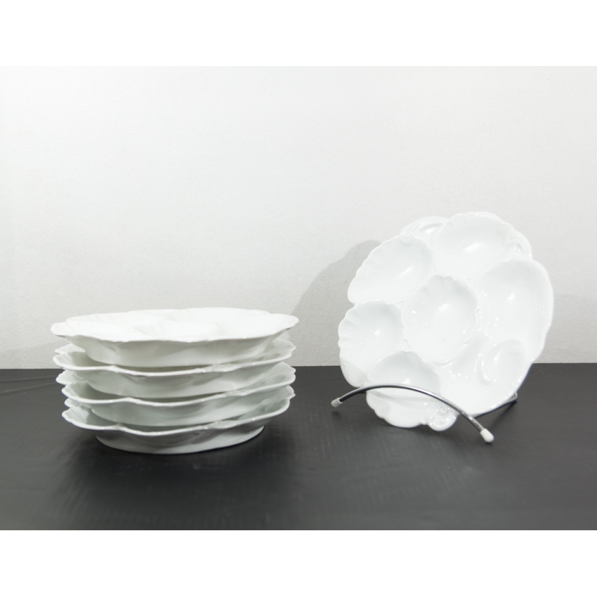 Assiettes à huîtres - CFH et GDM Assiettes à huîtres - CFH et GDM