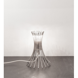 Lampe à poser fil de fer - Design 1970