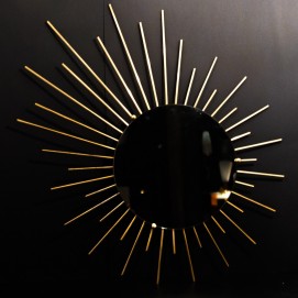 Grand miroir Soleil vintage