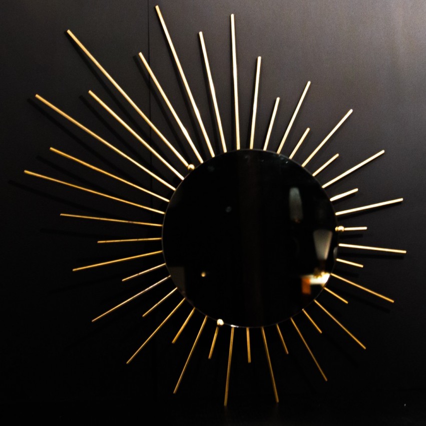 Grand miroir Soleil vintage