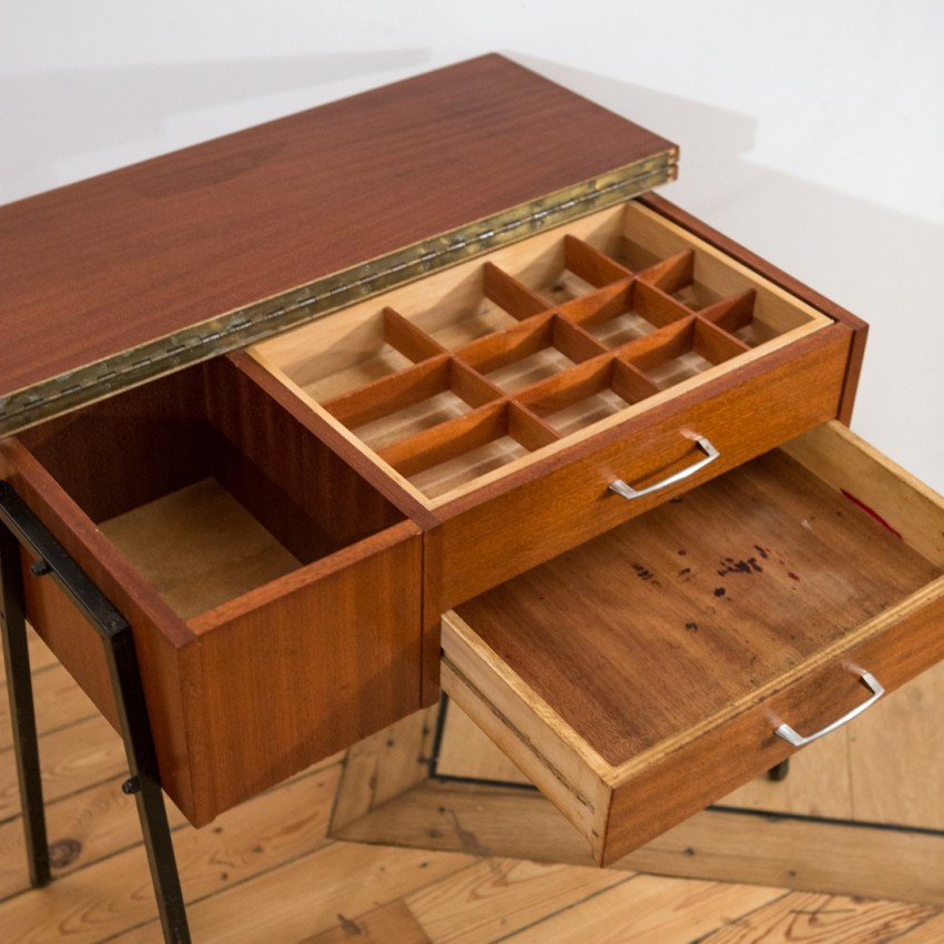 Console et travailleuse en bois