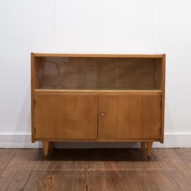 Petite commode vitrine des années 1950