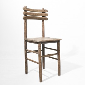 Chaise en bois du début du XXe siècle