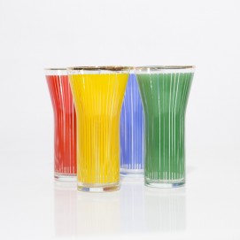 Verres à orangeade des années 1950