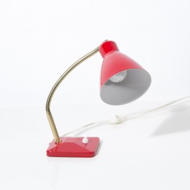 Lampe de bureau ou applique Aluminor rouge