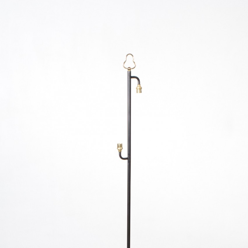 Lampadaire à deux ampoules des années 1950