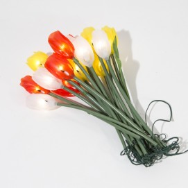 Bouquet de tulipes lumineuses vintage