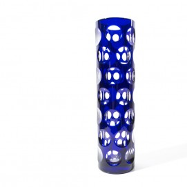 Vase cylindrique Bleikristall Bavaria