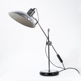 Grande lampe de bureau articulée chromée - Aluminor