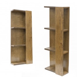 Paire de bibliothèques en bois