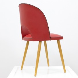 Chaise cocktail rouge