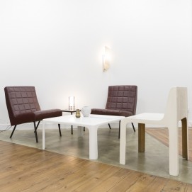 Table basse en plastique de Marc Berthier pour Roche Bobois