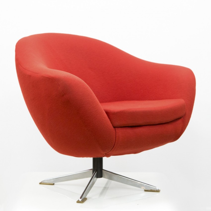 Fauteuil coquille pivotant Hukla-Jet - Lennart Bender