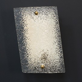 Applique en verre gravé - Marcel Delmas