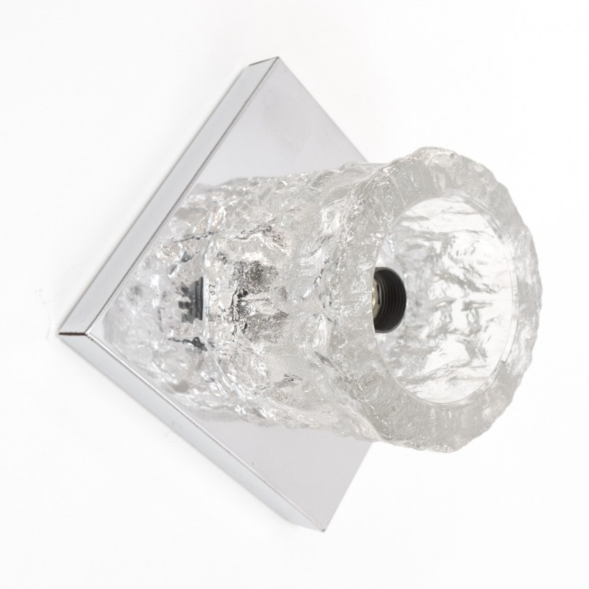 Applique en verre et inox Peill & Putzler Applique en verre et inox Peill & Putzler