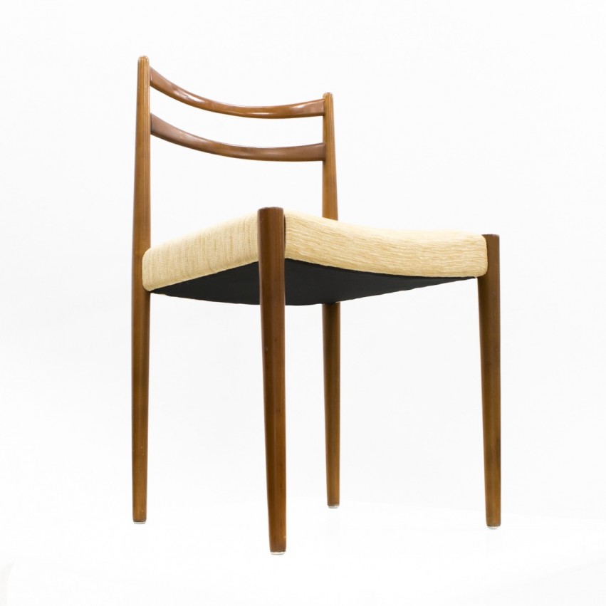 Chaises en bois éditées par Lübke (Luebke) dans les années 1960