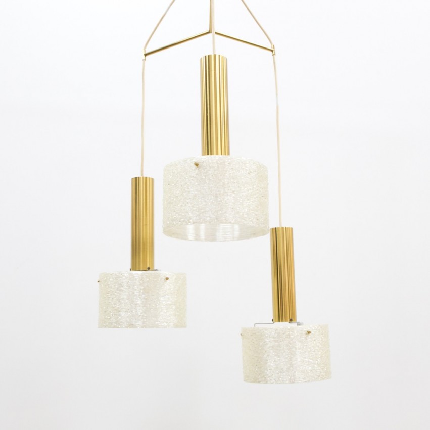 Lustre en métal et résine Jean Gandelin 521-3