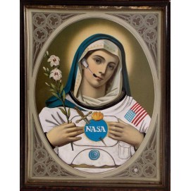 MaThiLdE LeMoNNieR - Jésus et Marie de la NASA (diptyque)