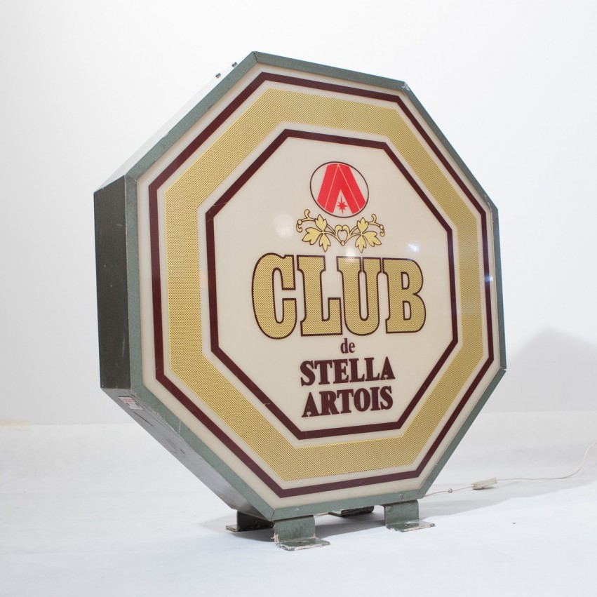 Enseigne lumineuse de bar Club Stella Artois