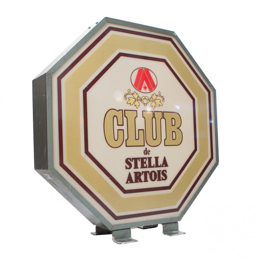 Enseigne lumineuse de bar Club Stella Artois