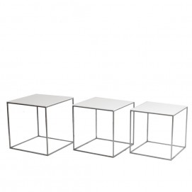 Tables gigognes PK 71 - Poul Kjaerholm pour E. Kold Christensen