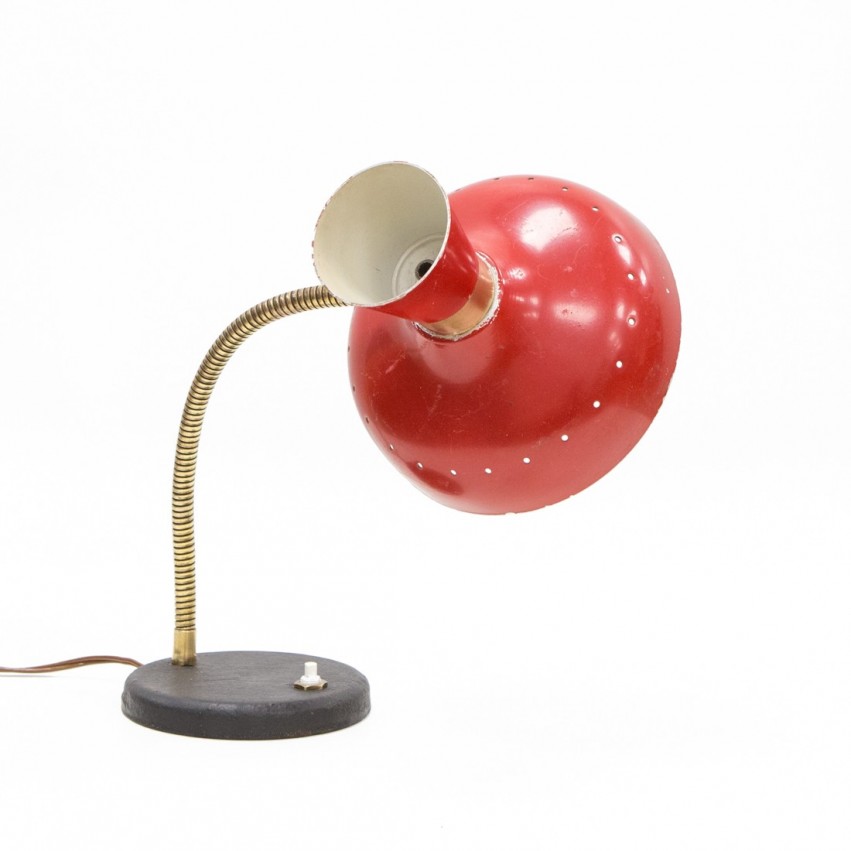 Lampe de bureau diabolo des années 1950