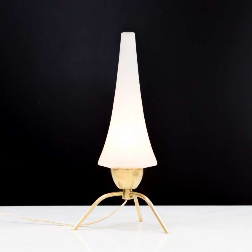 Lampe d'appoint tripode des années 1950