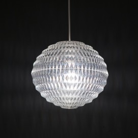 Suspension Erco en résine cristal