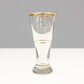 Anciens verres à liqueur au liseré doré