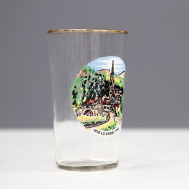 Verres à orangeade du centenaire de Lourdes