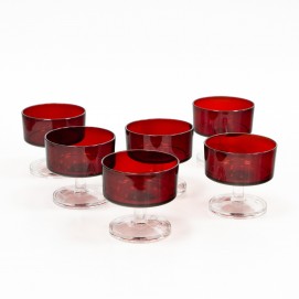 Coupes Luminarc rouges