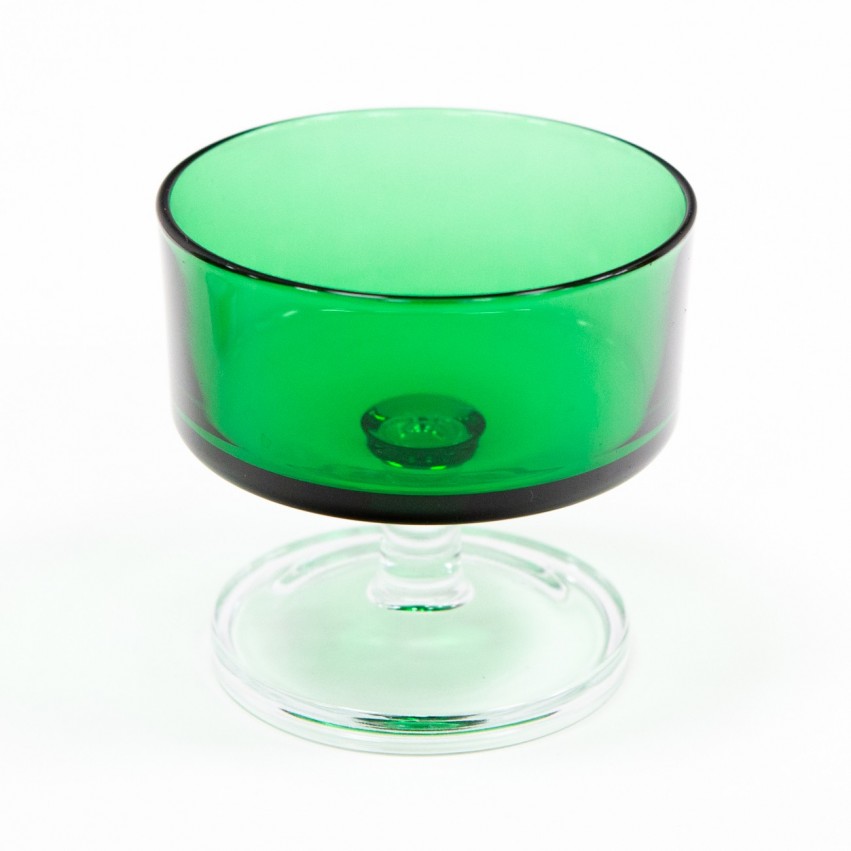 Coupes Luminarc en verre vert