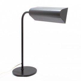 Lampe de bureau laquée de noir Amilux