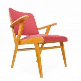 Fauteuil en bois des années 1950