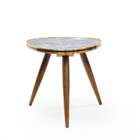 Petite table triangulaire en Formica