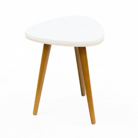 Petite table tripode des années 1950 en Formica