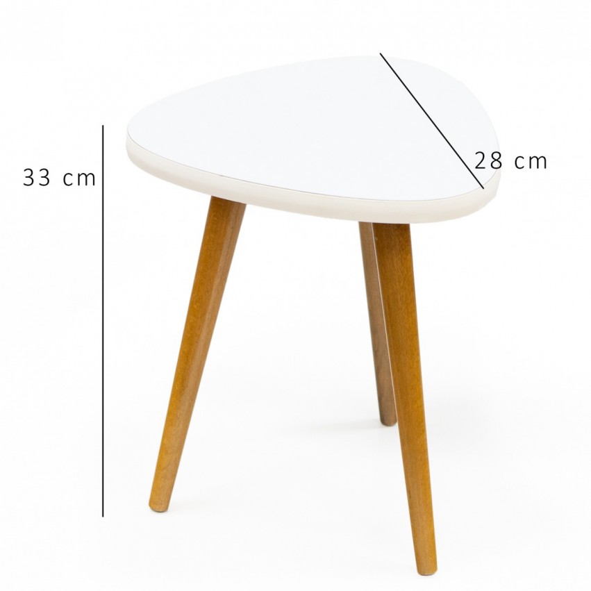 Petite table tripode des années 1950 en Formica