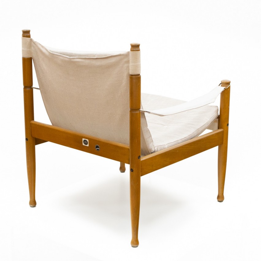 Fauteuil Safari d'Eric Worts édité par Niels Eilersen en 1960