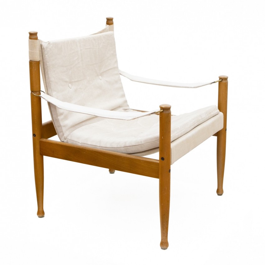 Fauteuil Safari d'Eric Worts édité par Niels Eilersen en 1960