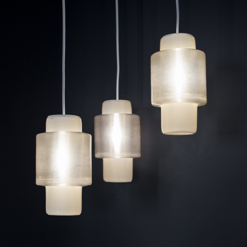 Lustre Rotaflex bicolore