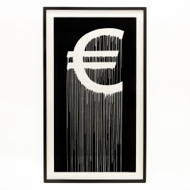 Euro - Liquidated Logo - Lithographie 
de ZEVS