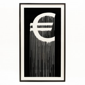 Euro - Liquidated Logo - Lithographie 
de ZEVS