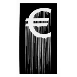 Euro - Liquidated Logo - Lithographie 
de ZEVS