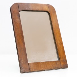 Miroir à poser des années 1950 - Cadre bois