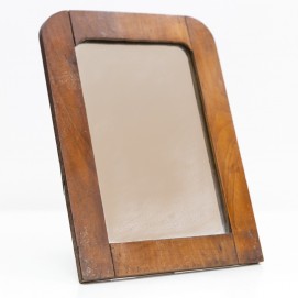 Miroir à poser des années 1950 - Cadre bois