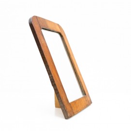 Miroir à poser des années 1950 - Cadre bois