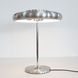 Lampe de bureau des années 1970 en inox