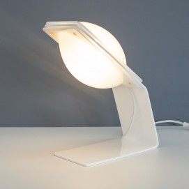 Lampe de bureau italienne en plexiglas